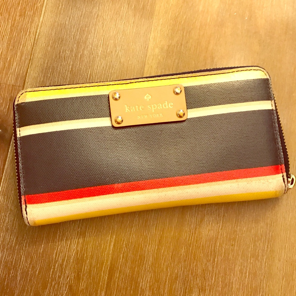 Kate Spade Striped Wallet